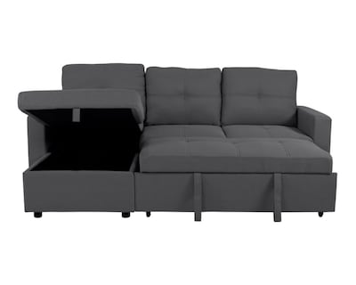 Foto 3 | Sofá Cama Easy Living Tribeca Gris con Almacenamiento