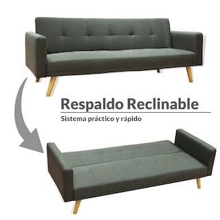 Foto 5 | Sofá Cama Plegable Iliosinnova Gris