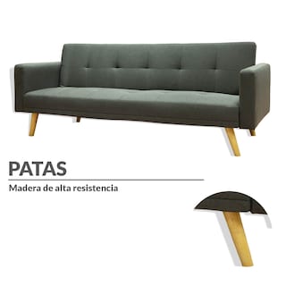 Foto 6 | Sofá Cama Plegable Iliosinnova Gris