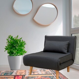 Foto 4 | Sofá Cama Plegable Iliosinnova Individual Gris