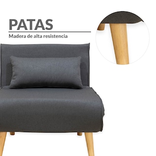 Foto 5 | Sofá Cama Plegable Iliosinnova Individual Gris