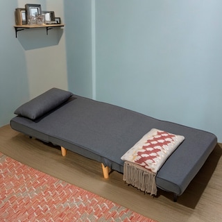 Foto 6 | Sofá Cama Plegable Iliosinnova Individual Gris