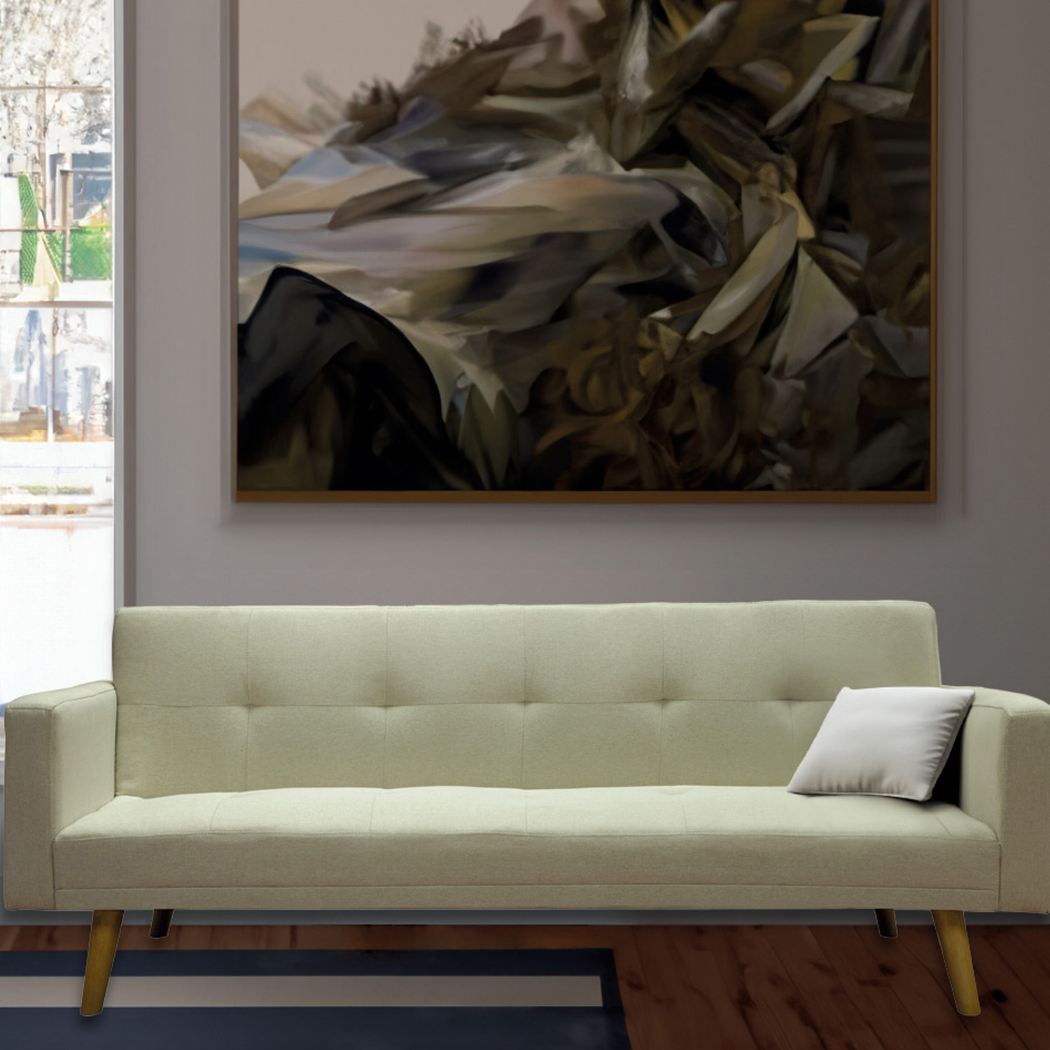 Foto 2 | Sofá Cama Plegable Ilios Innova Sc1125-bei Beige