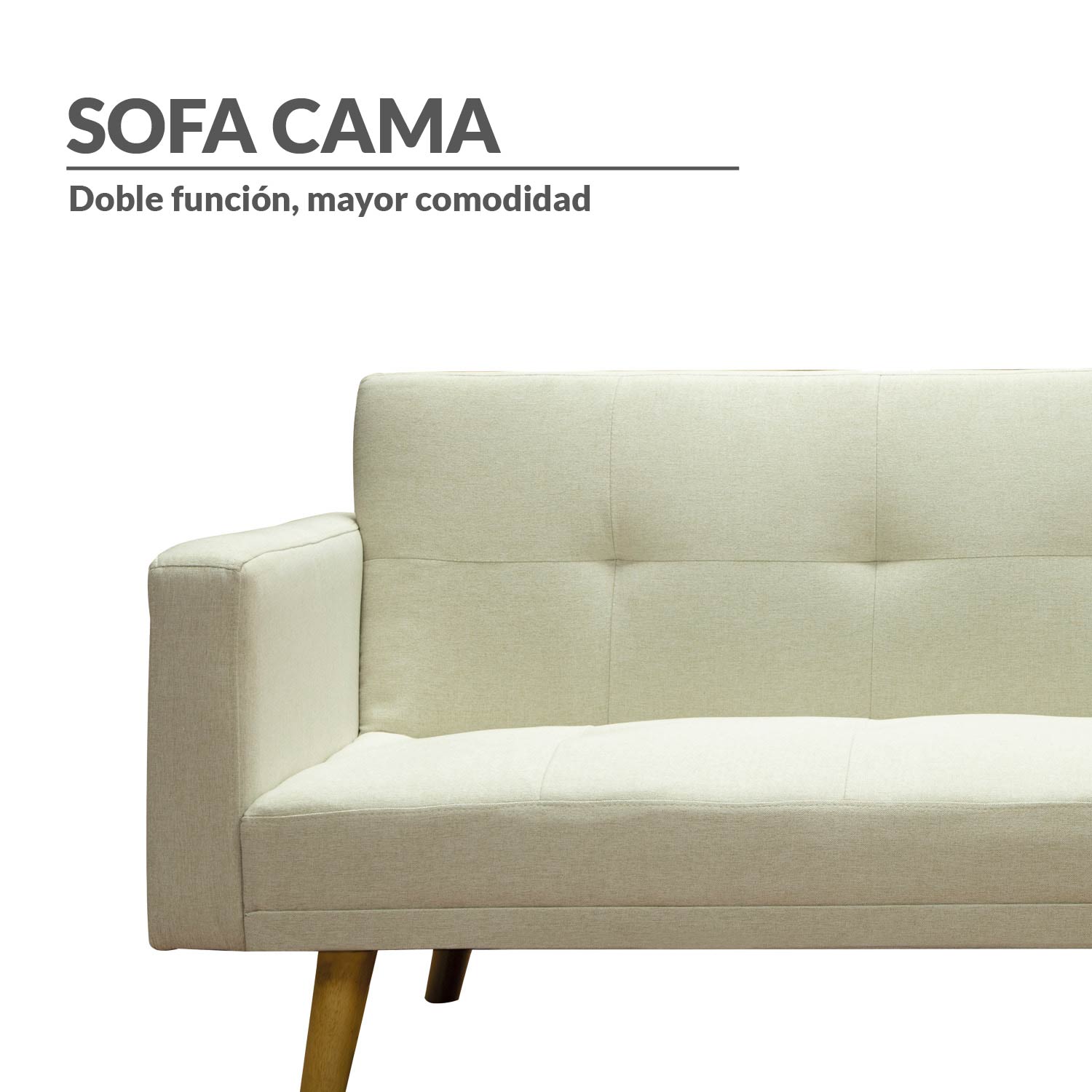 Foto 4 | Sofá Cama Plegable Ilios Innova Sc1125-bei Beige