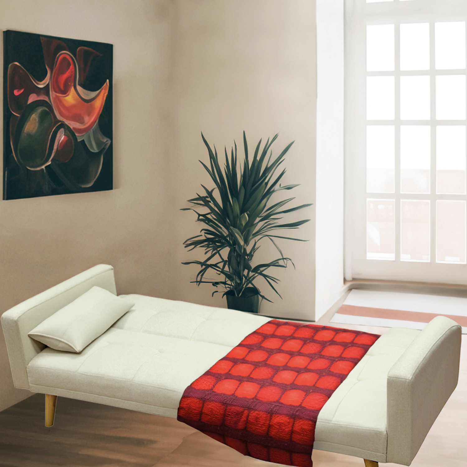 Foto 5 | Sofá Cama Plegable Ilios Innova Sc1125-bei Beige