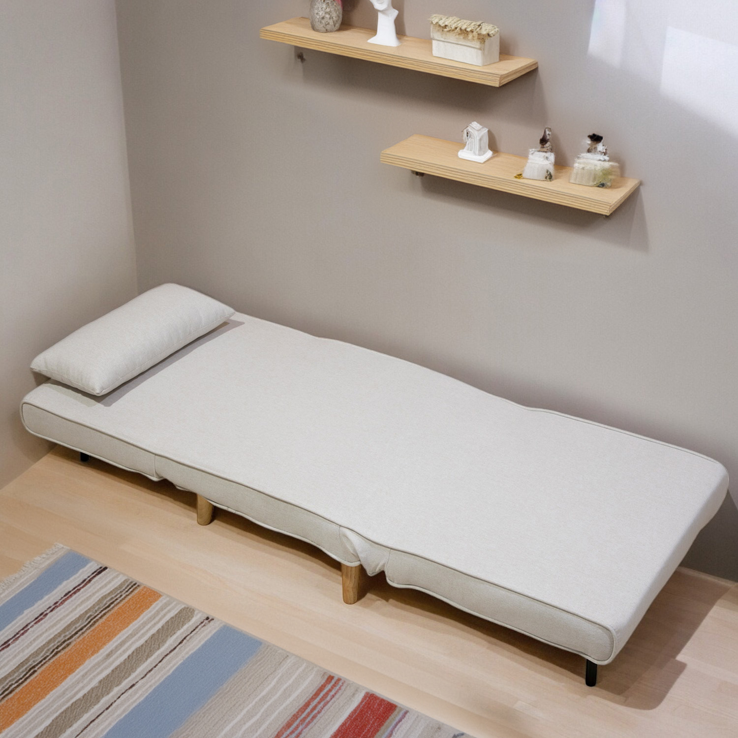Foto 6 | Sofá Cama Plegable Ilios Innova Sc1066-bei Color Beige Individual