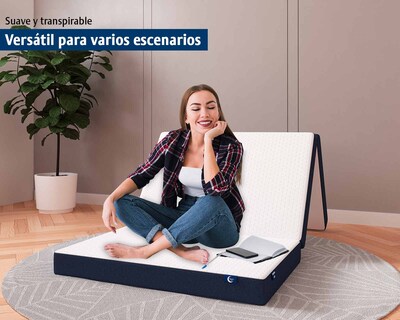 Foto 4 | Memory Dream Colchón Plegable Con Espuma De Alta Densidad , Ideal Para Invitados ,yoga Camping