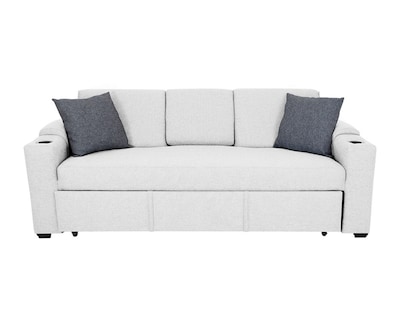 Foto 4 | Sofá Cama Milán Gris Claro