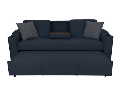 Foto 2 | Sofá Cama Easy Living Milán Azul Marino con Mesa Plegable y Portavasos