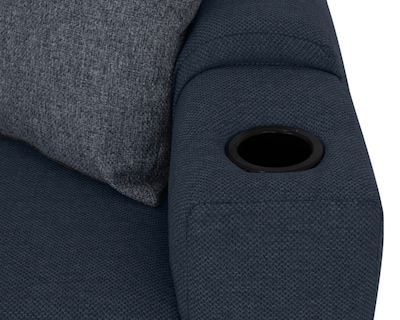 Foto 5 | Sofá Cama Easy Living Milán Azul Marino con Mesa Plegable y Portavasos