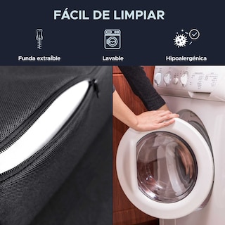 Foto 4 | Sofá Cama Matrimonial 3 En 1 Sky Care Color Negro