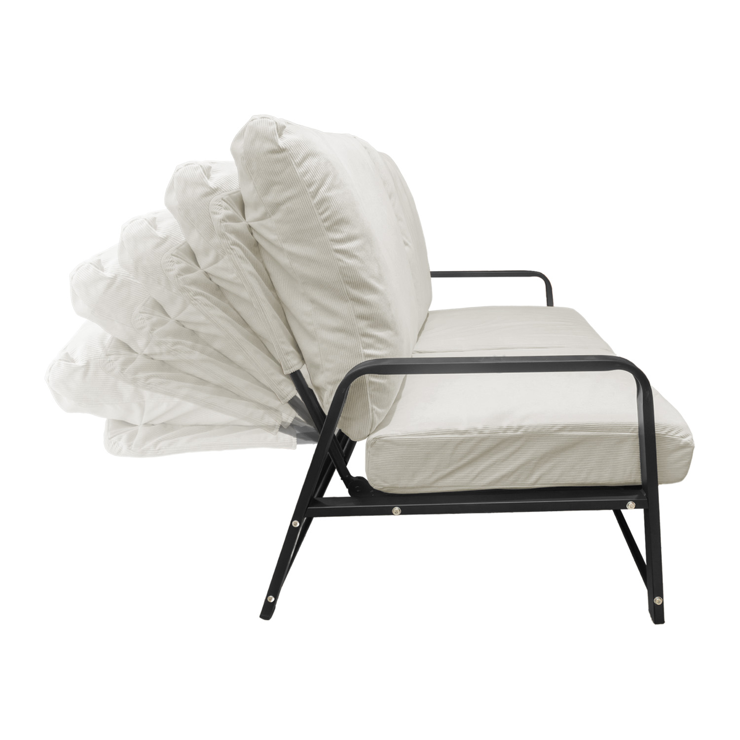 Foto 4 | Sofá Cama Convertible Bossa Drita Gris Claro