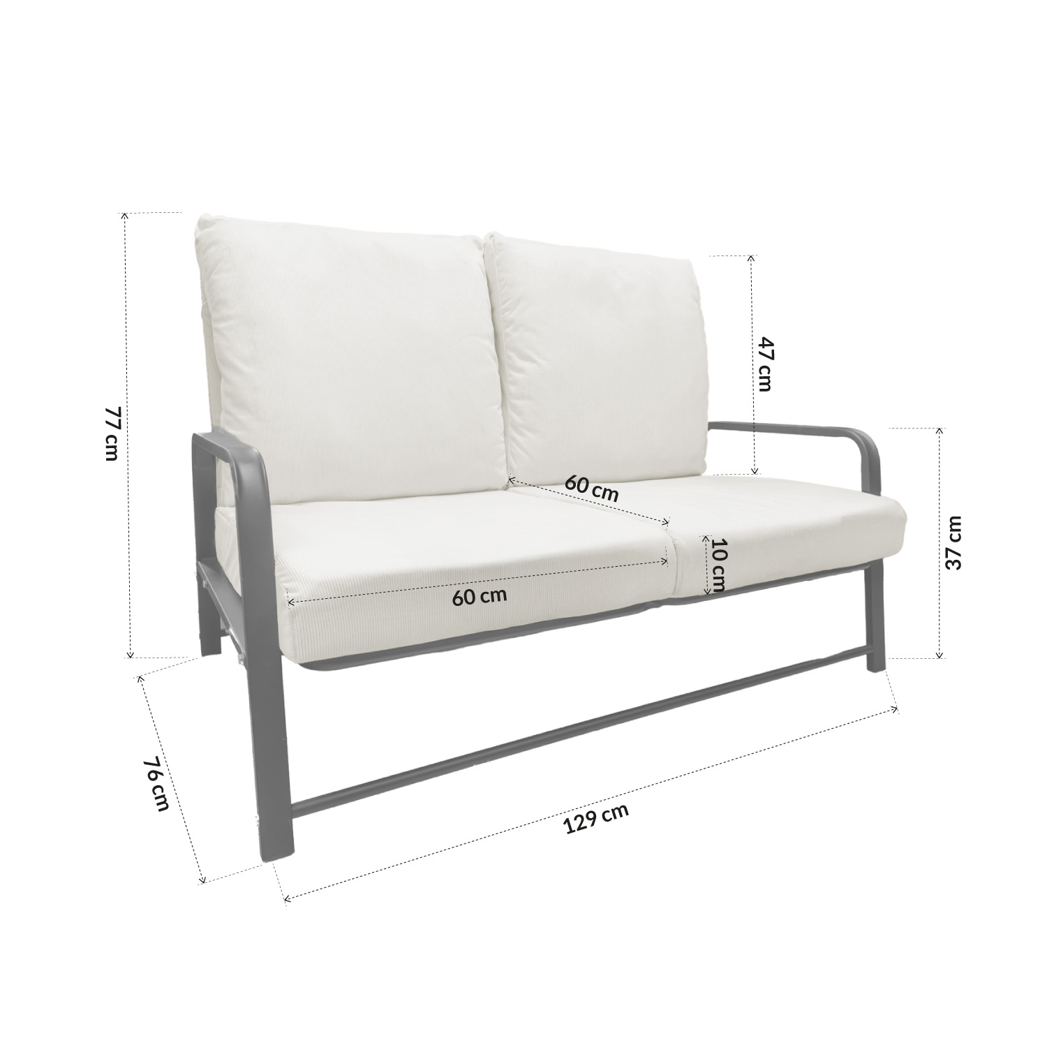 Foto 8 | Sofá Cama Convertible Bossa Drita Gris Claro