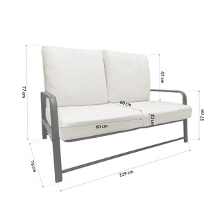 Foto 8 | Sofá Cama Convertible Bossa Drita Gris Claro