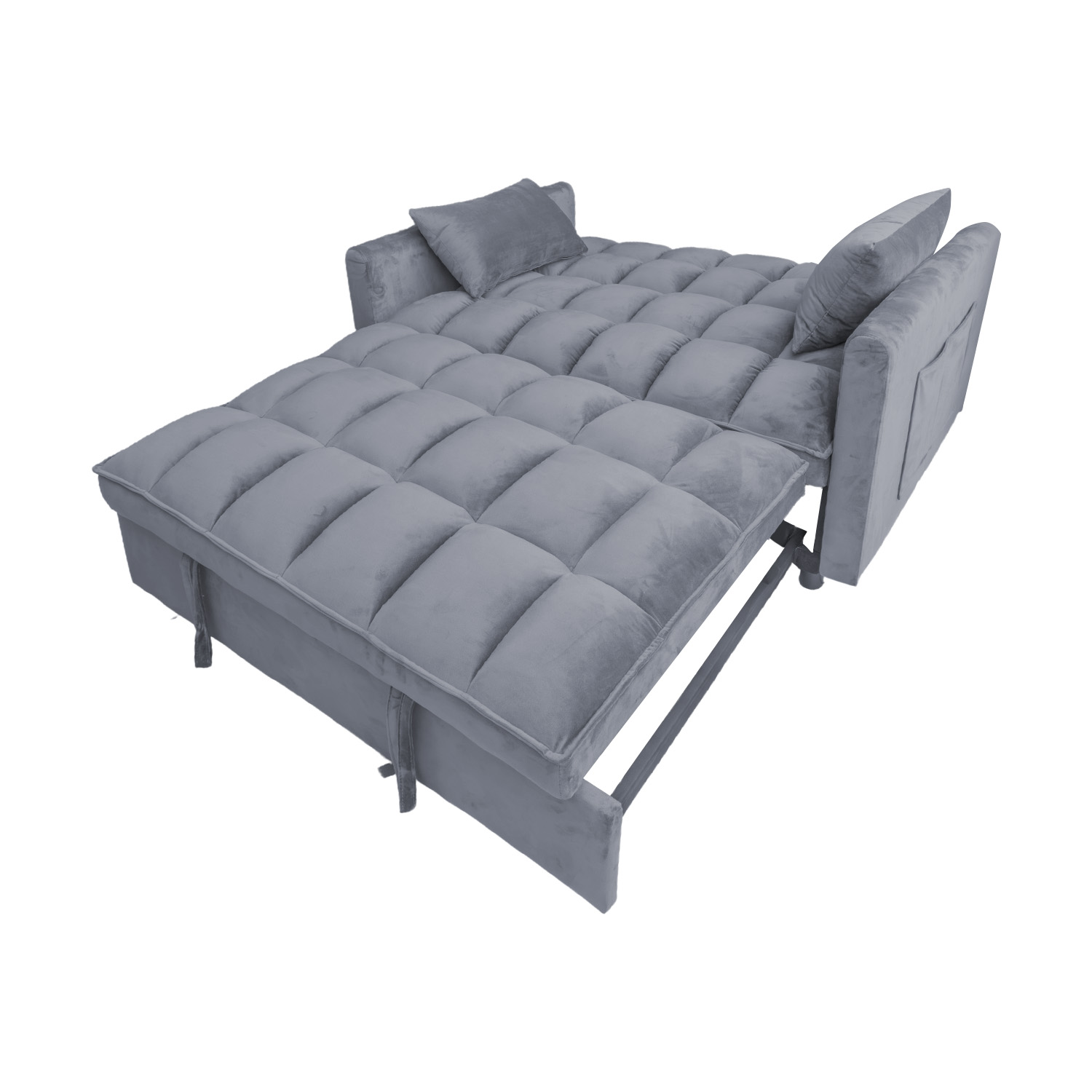 Foto 3 pulgar | Sofá Cama Reclinable Convertible Bossa Anders Gris