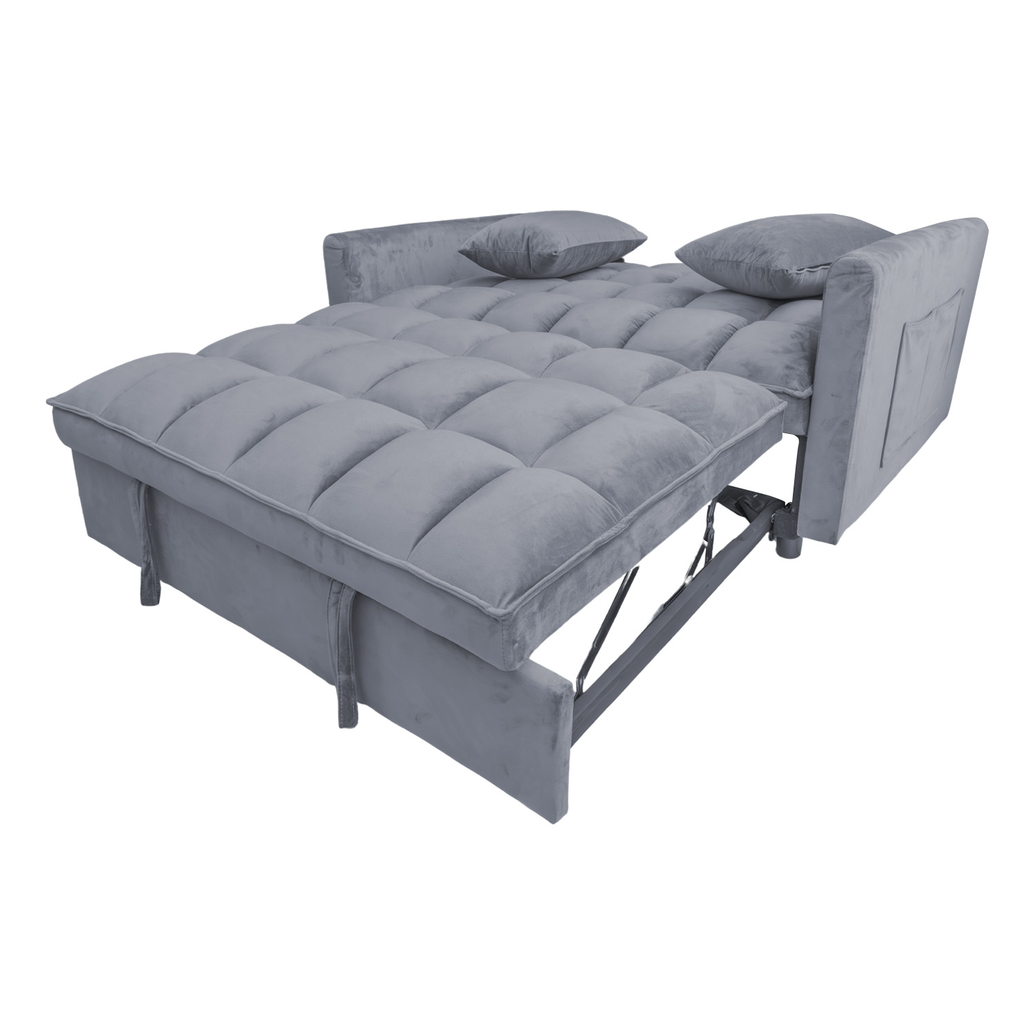 Foto 3 | Sofá Cama Reclinable Convertible Bossa Anders Gris