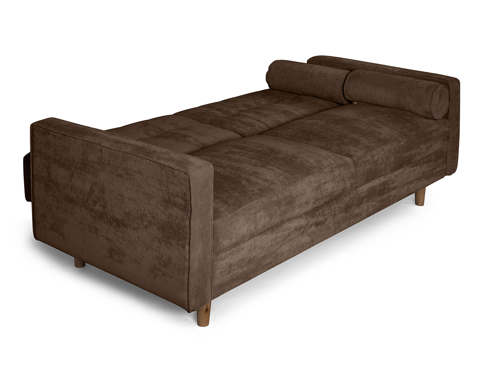 Foto 5 pulgar | Sofá Cama Bristol Chocolate Beehive Memory Foam Makora Velvet