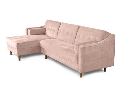 Foto 3 | Sala Modular Mondlak Palo De Rosa Makora Beehive Memory Foam Velvet