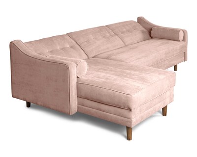 Foto 4 | Sala Modular Mondlak Palo De Rosa Makora Beehive Memory Foam Velvet