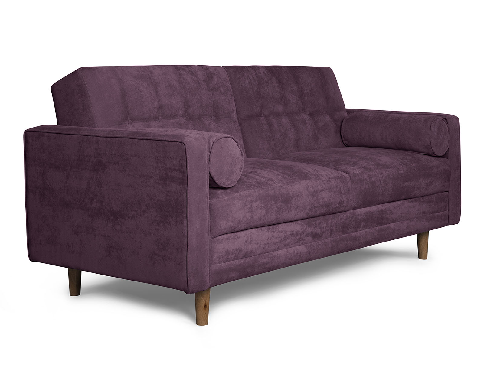 Foto 4 pulgar | Sofá Cama Bristol Morado Beehive Memory Foam Makora De Velvet