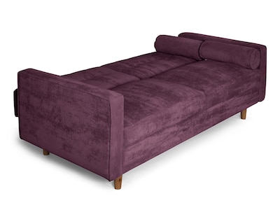 Foto 4 | Sofá Cama Bristol Morado Beehive Memory Foam Makora De Velvet