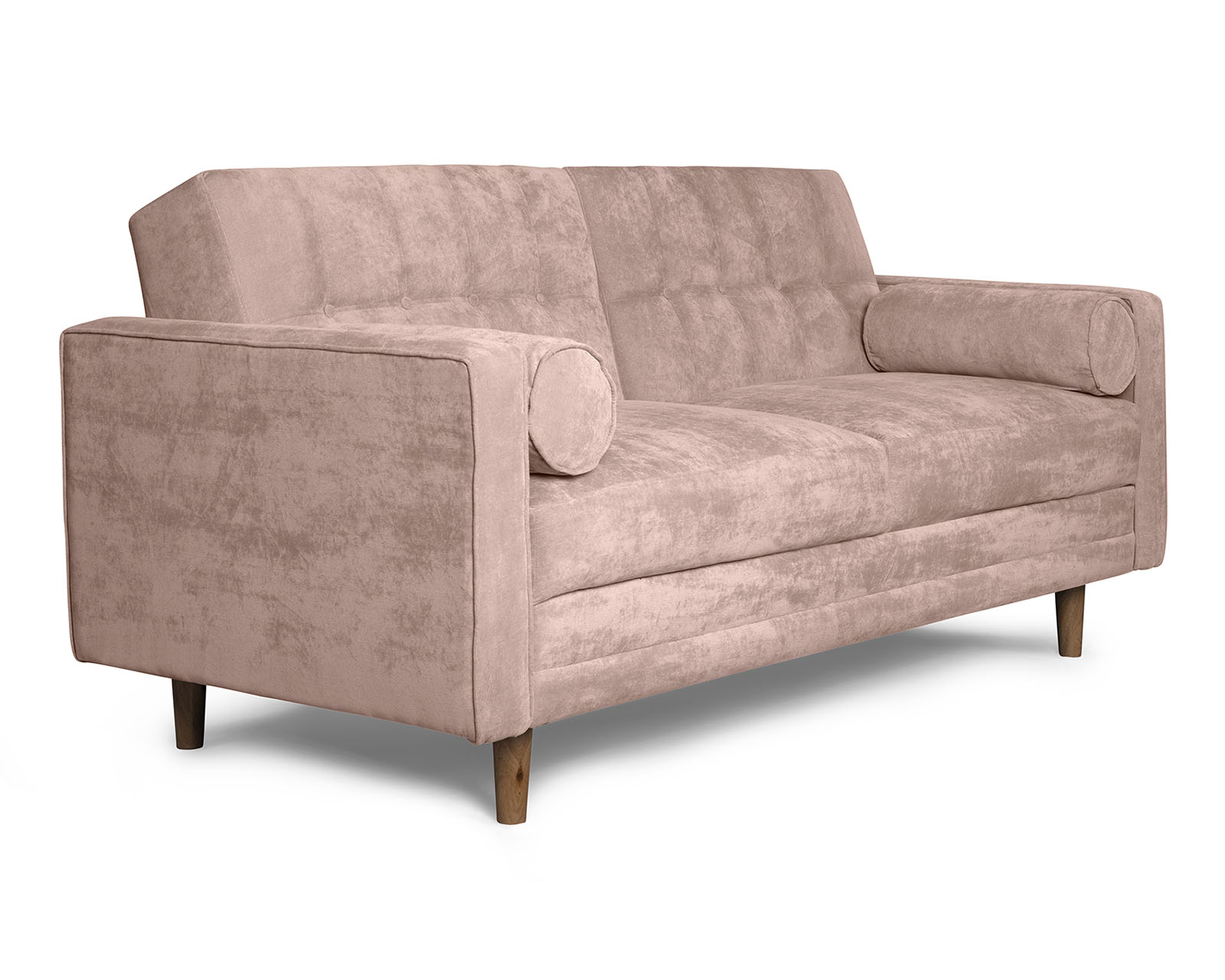 Foto 3 | Sofá Cama Bristol Palo De Rosa Beehive Memory Foam Makora Velvet