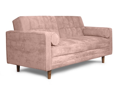 Foto 3 | Sofá Cama Bristol Palo De Rosa Beehive Memory Foam Makora Velvet