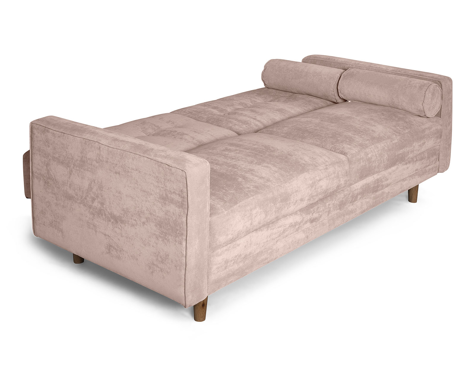 Foto 4 | Sofá Cama Bristol Palo De Rosa Beehive Memory Foam Makora Velvet