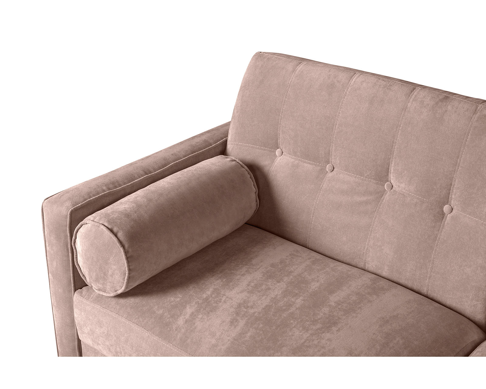 Foto 5 | Sofá Cama Bristol Palo De Rosa Beehive Memory Foam Makora Velvet