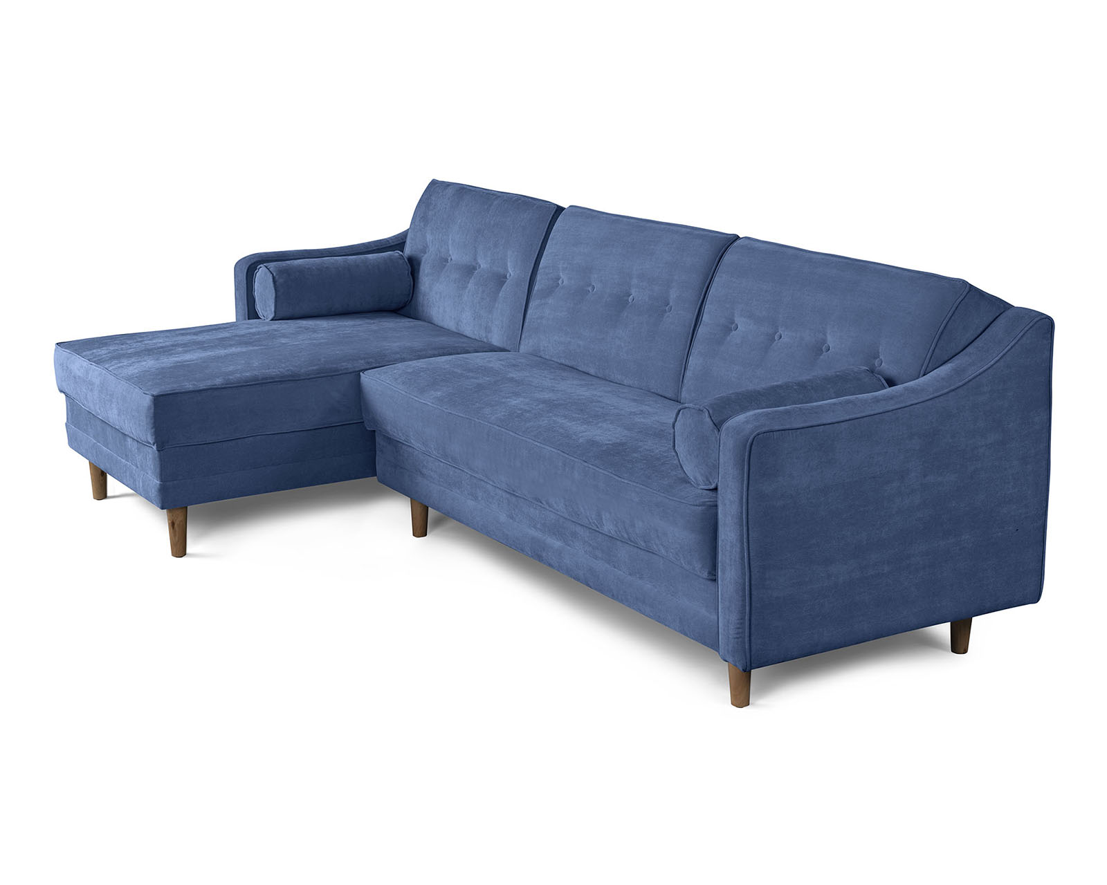 Foto 3 | Sala Modular Mondlak Azul Makora Beehive Memory Foam De Velvet