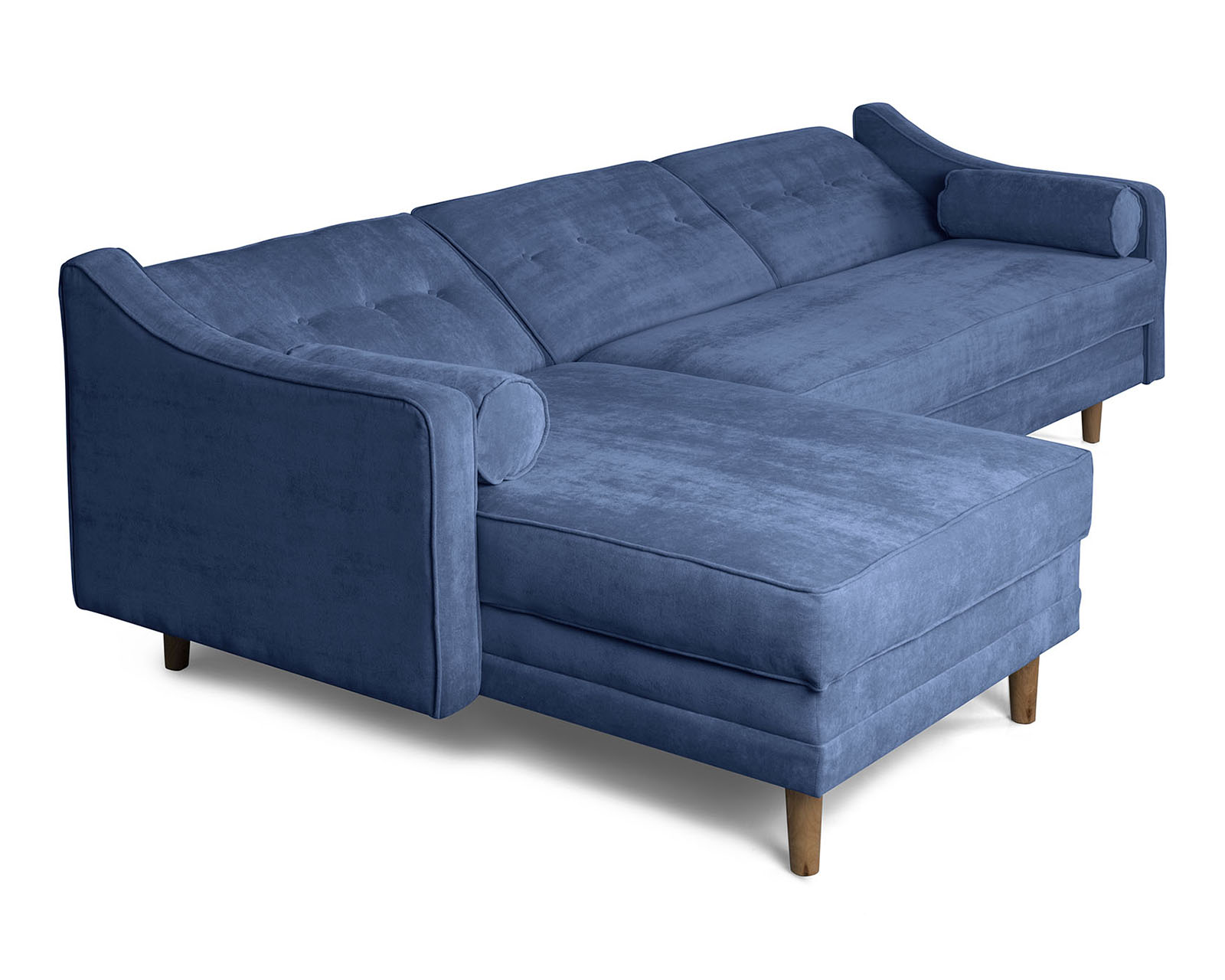 Foto 4 | Sala Modular Mondlak Azul Makora Beehive Memory Foam De Velvet