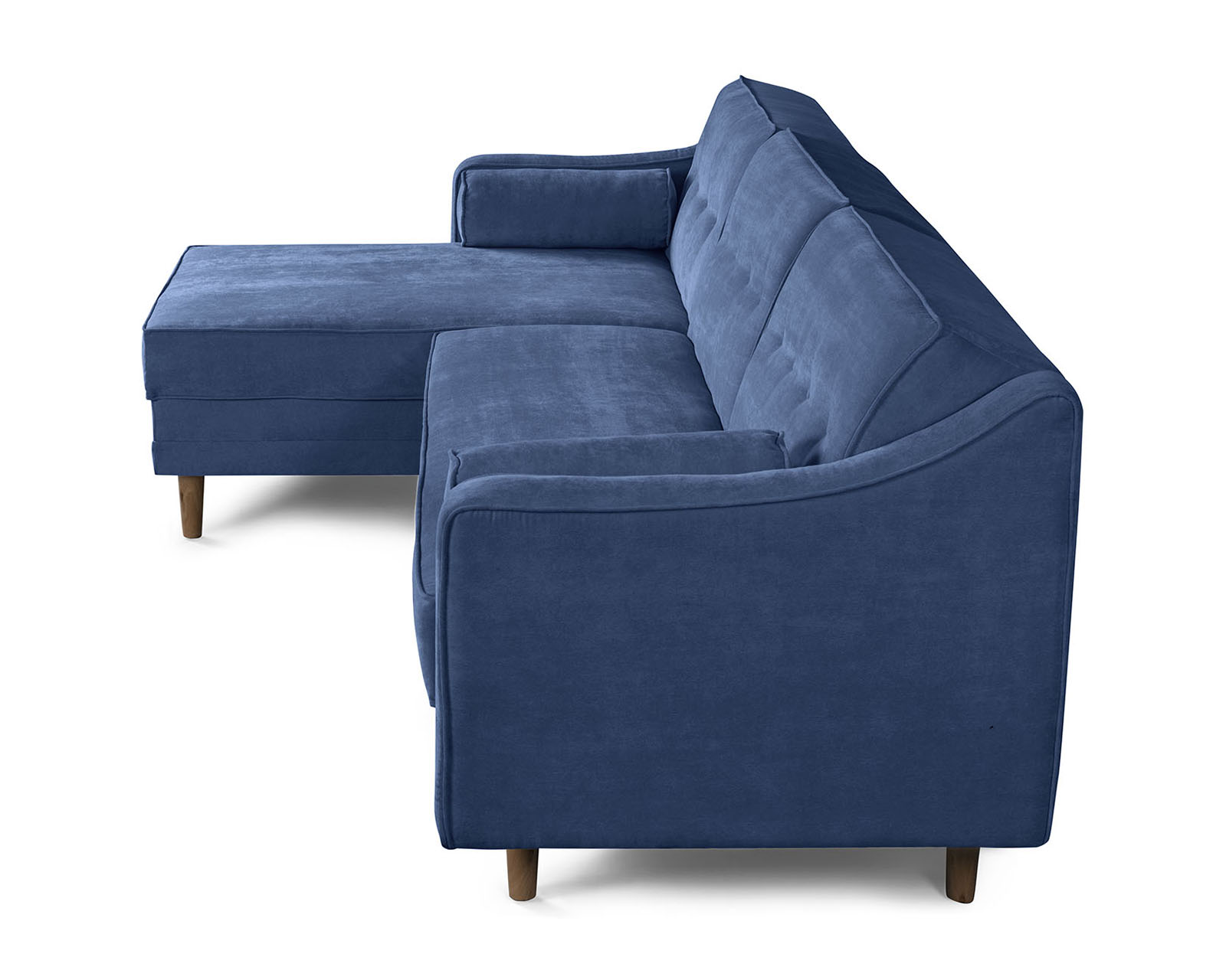 Foto 5 | Sala Modular Mondlak Azul Makora Beehive Memory Foam De Velvet