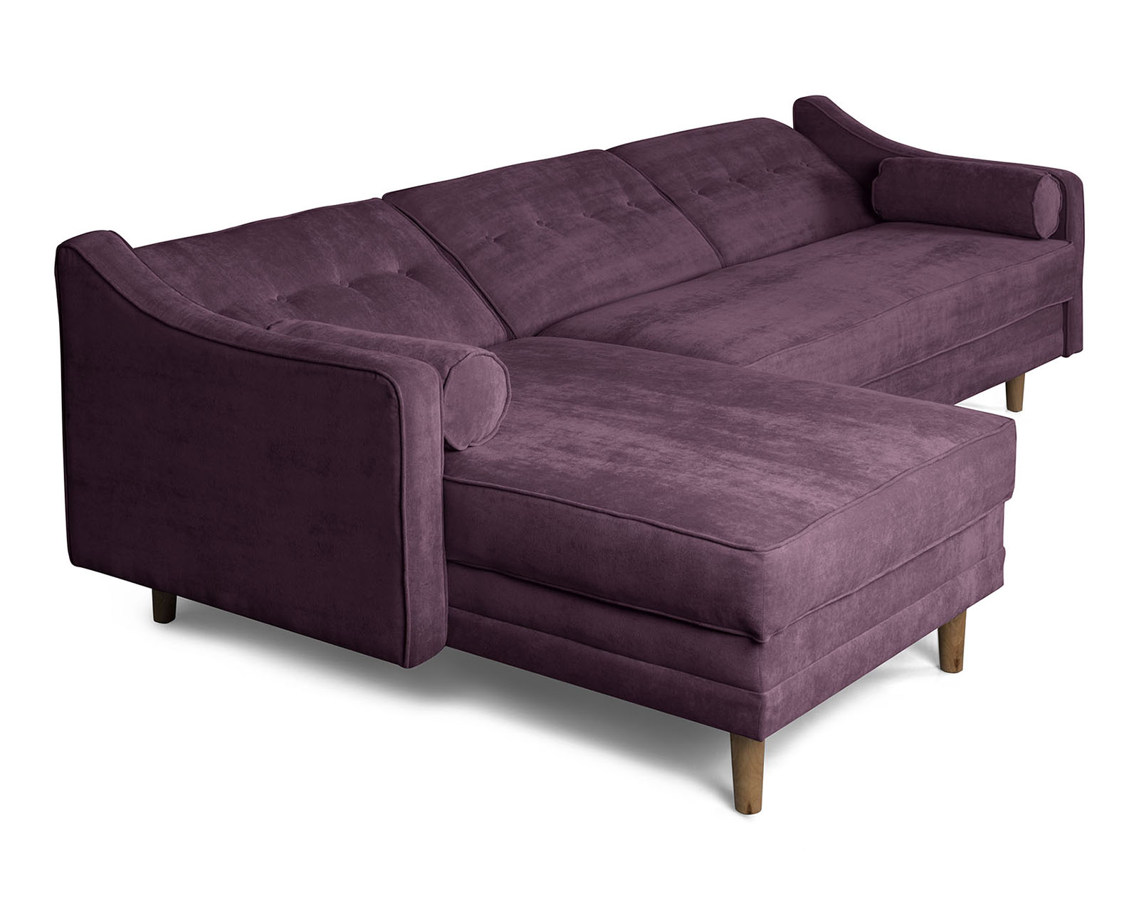 Foto 5 pulgar | Sala Modular Mondlak Morado Makora Beehive Memory Foam Velvet