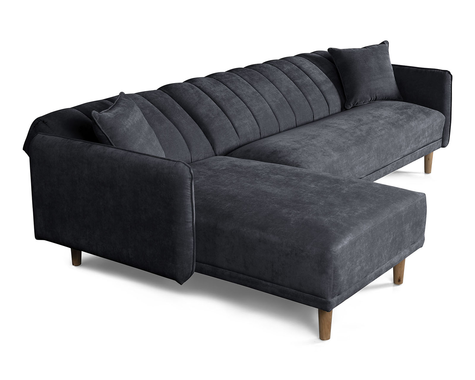 Foto 4 | Sala Modular Bottari Gris Oxford Makora Beehive Memory Foam De Velvet