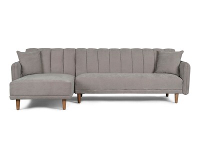 Foto 1 | Sala Modular Bottari Gris Claro Makora Beehive Memory Foam De Velvet