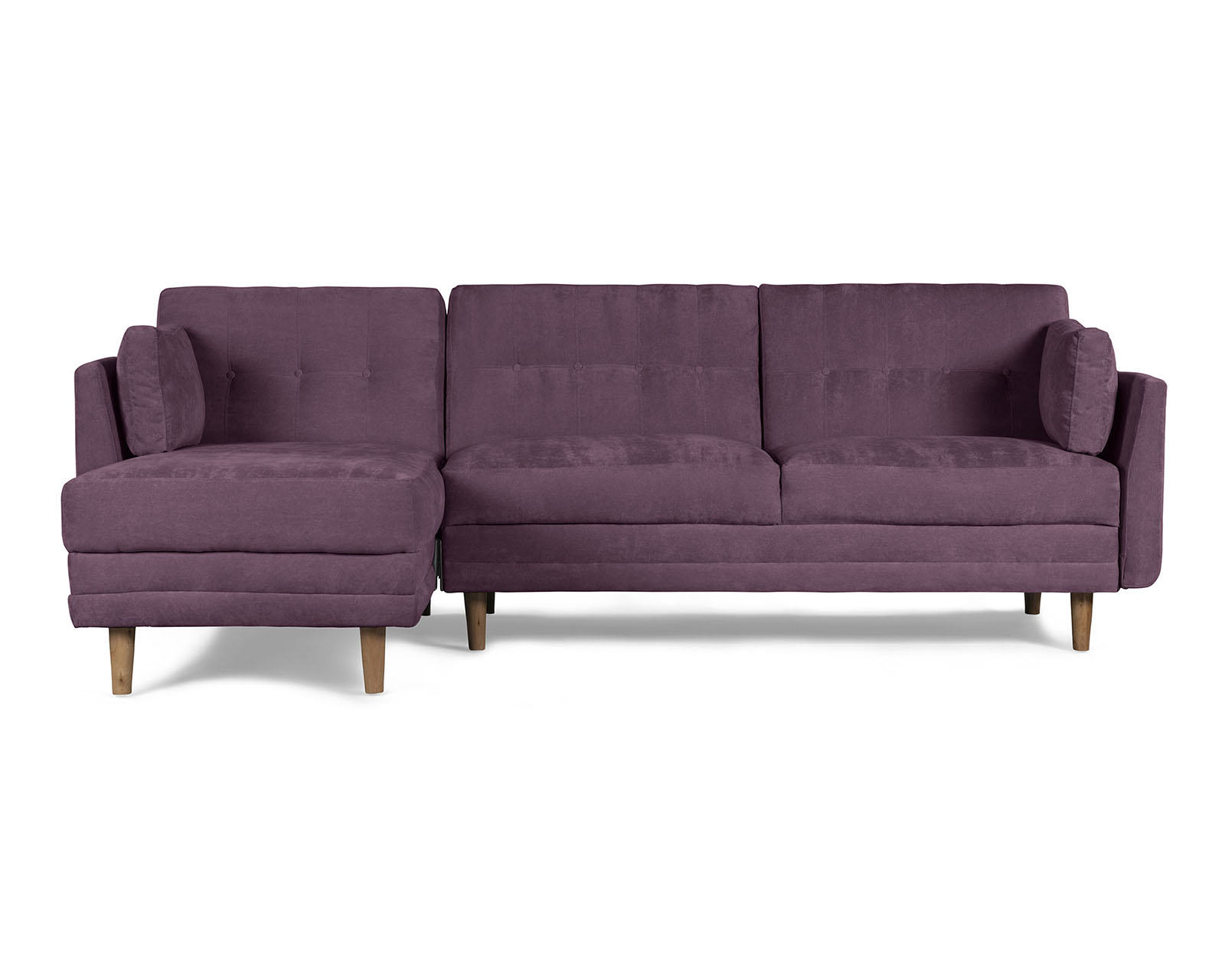 Foto 3 pulgar | Sala Modular Aperol Morado Makora Beehive Memory Foam Velvet