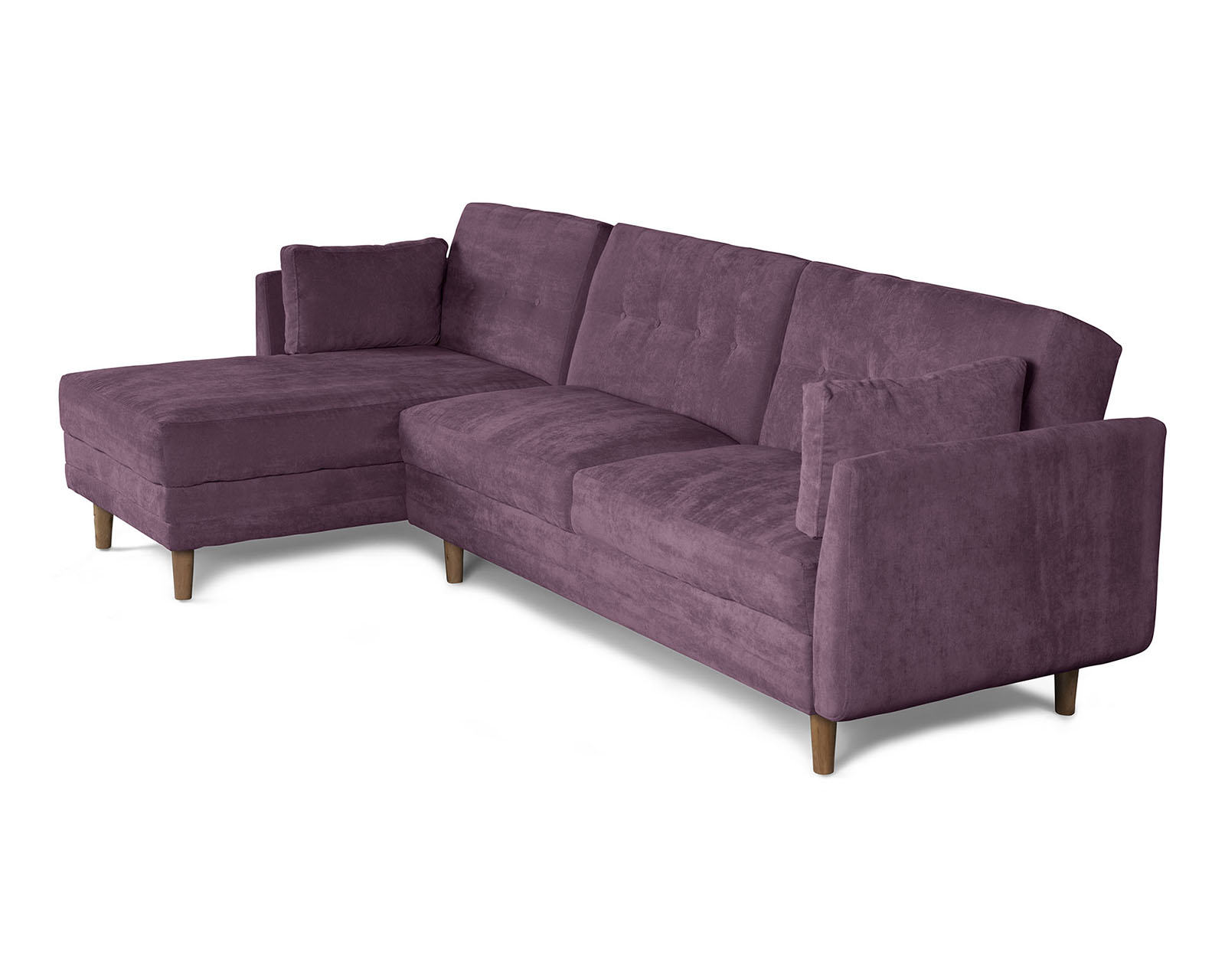 Foto 4 pulgar | Sala Modular Aperol Morado Makora Beehive Memory Foam Velvet