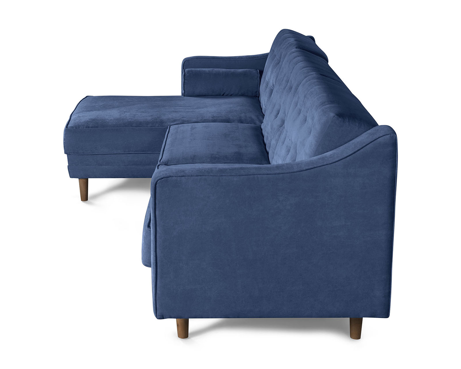 Foto 6 pulgar | Sala Modular Brina Azul Makora Beehive Memory Foam De Velvet