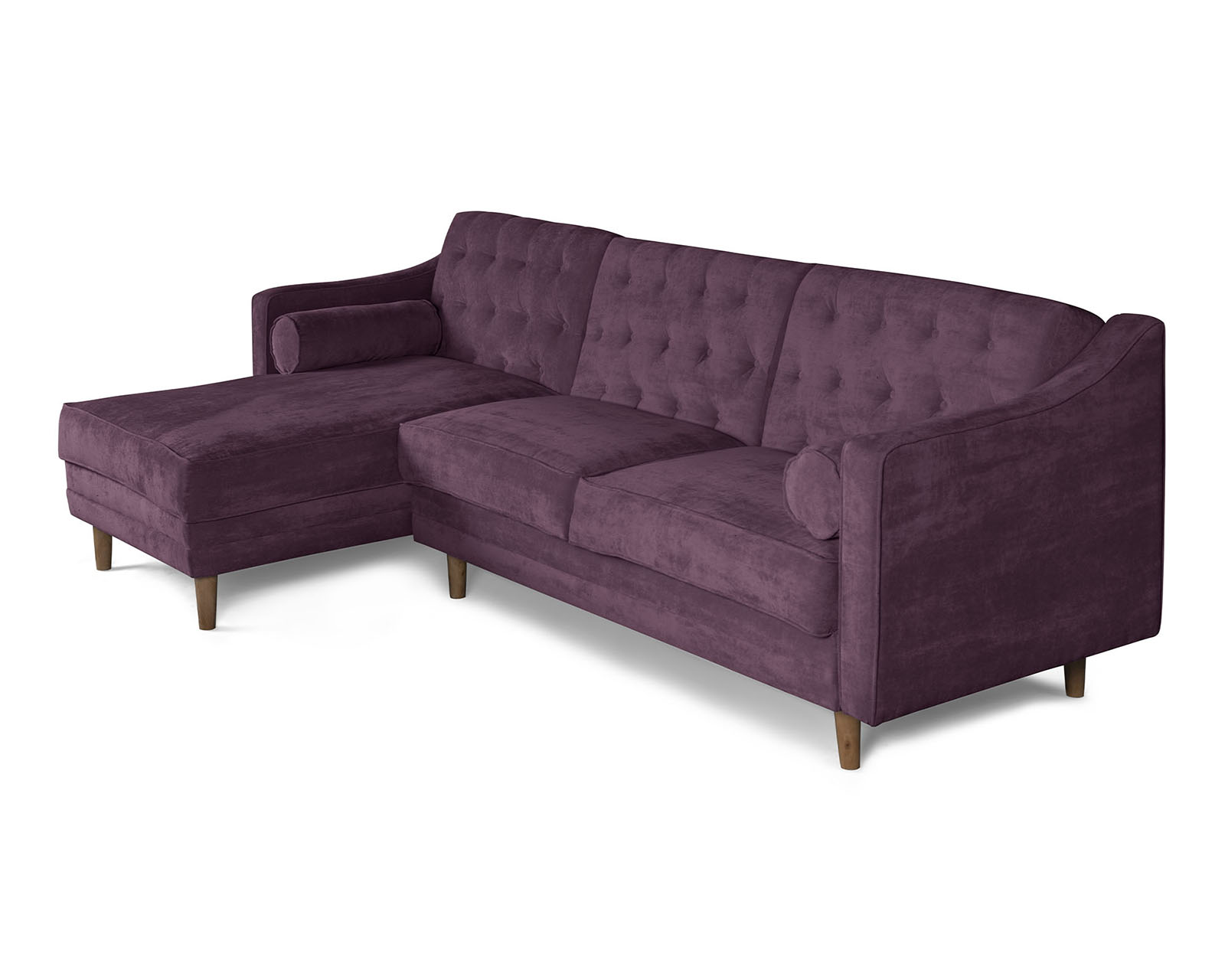 Foto 4 pulgar | Sala Modular Brina Morado Makora Beehive Memory Foam De Velvet