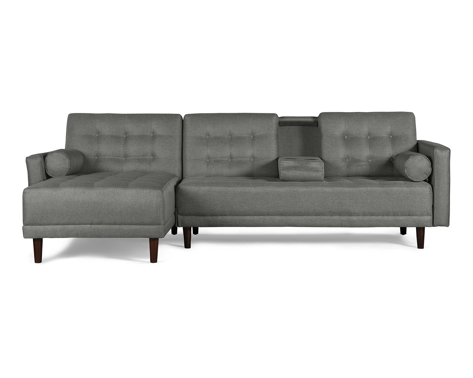 Foto 3 pulgar | Sala Modular Bardo Gris Claro Makora Beehive Memory Foam De Lino Con Portavasos