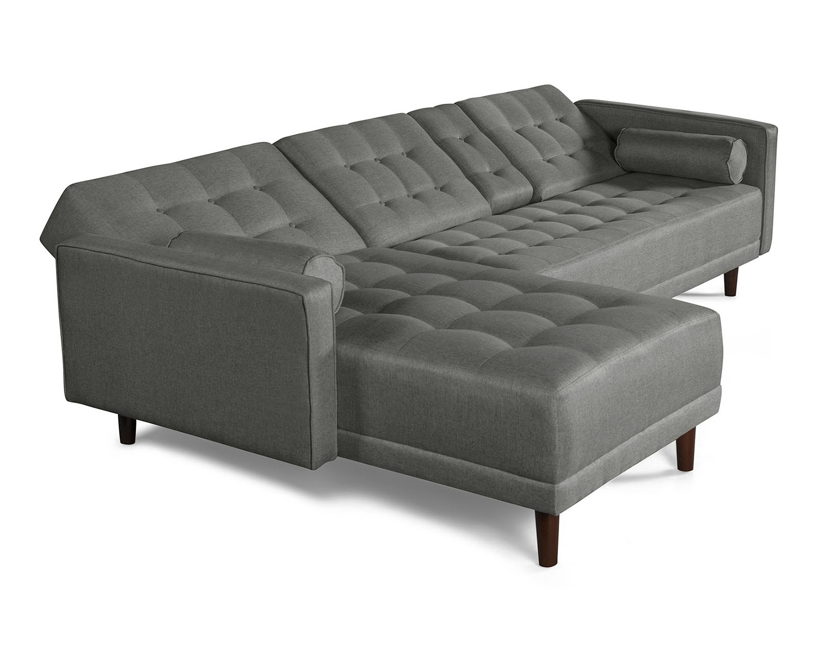 Foto 5 pulgar | Sala Modular Bardo Gris Claro Makora Beehive Memory Foam De Lino Con Portavasos