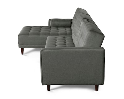 Foto 5 | Sala Modular Bardo Gris Claro Makora Beehive Memory Foam De Lino Con Portavasos