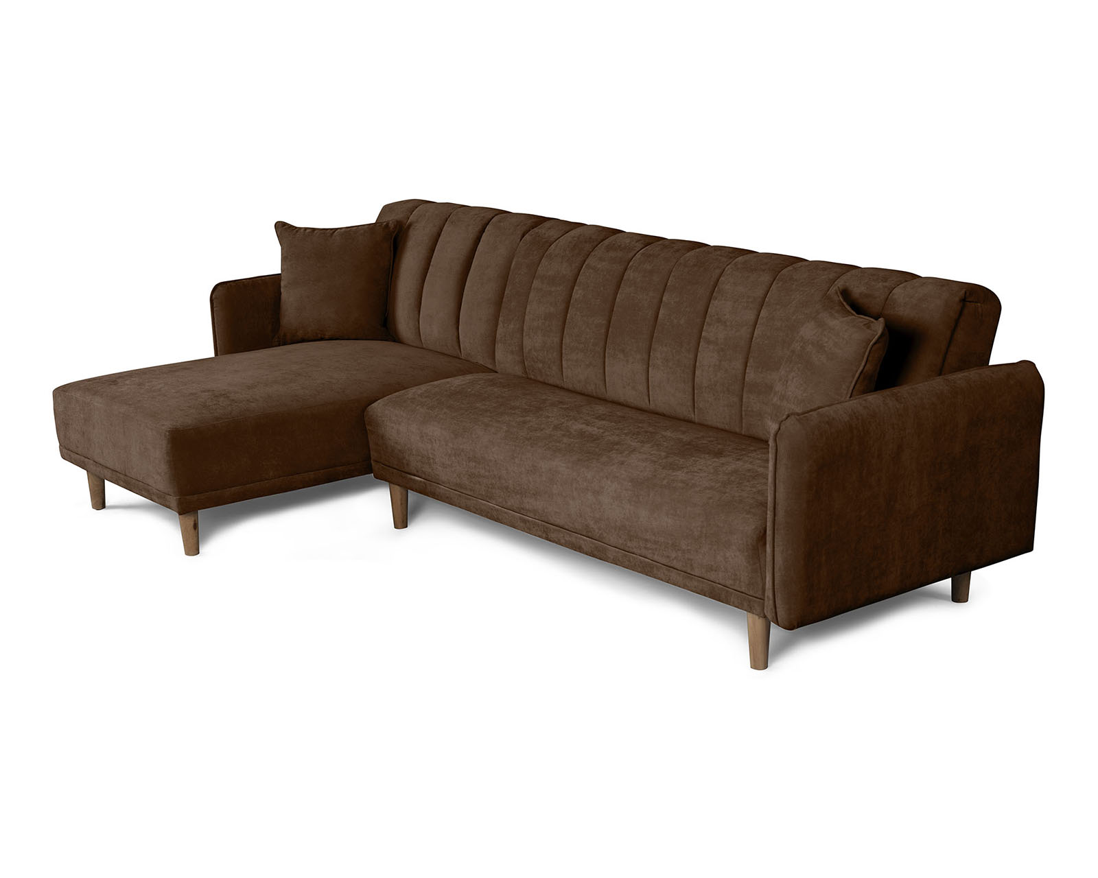 Foto 3 | Sala Modular Bottari Chocolate Makora Beehive Memory Foam De Velvet