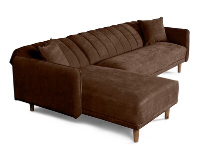 Foto 4 | Sala Modular Bottari Chocolate Makora Beehive Memory Foam De Velvet