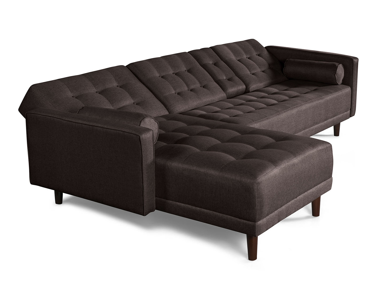 Foto 4 | Sala Modular Bardo Chocolate Makora Beehive Memory Foam De Lino Con Portavasos