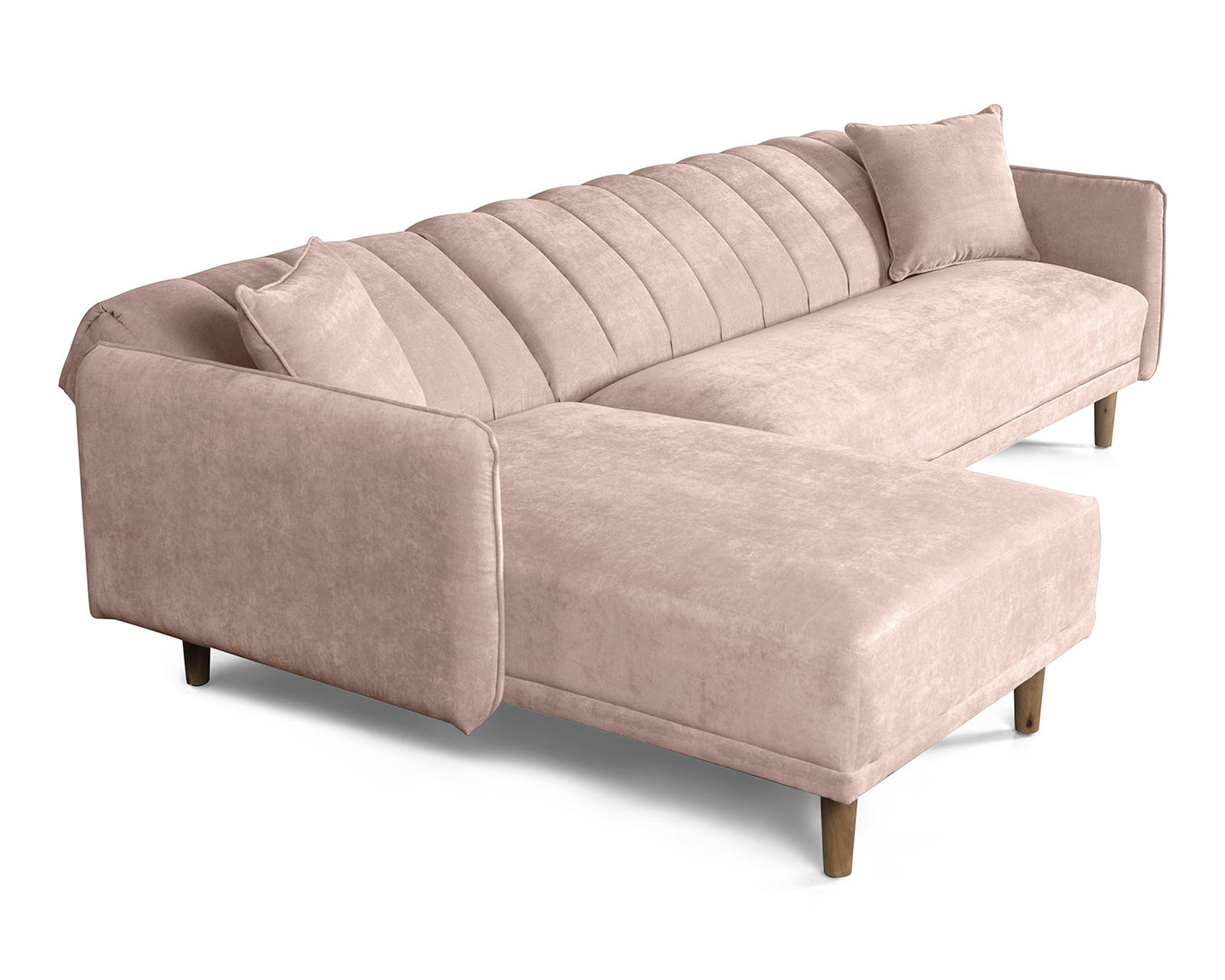 Foto 5 pulgar | Sala Modular Bottari Palo De Rosa Makora Beehive Memory Foam De Velvet