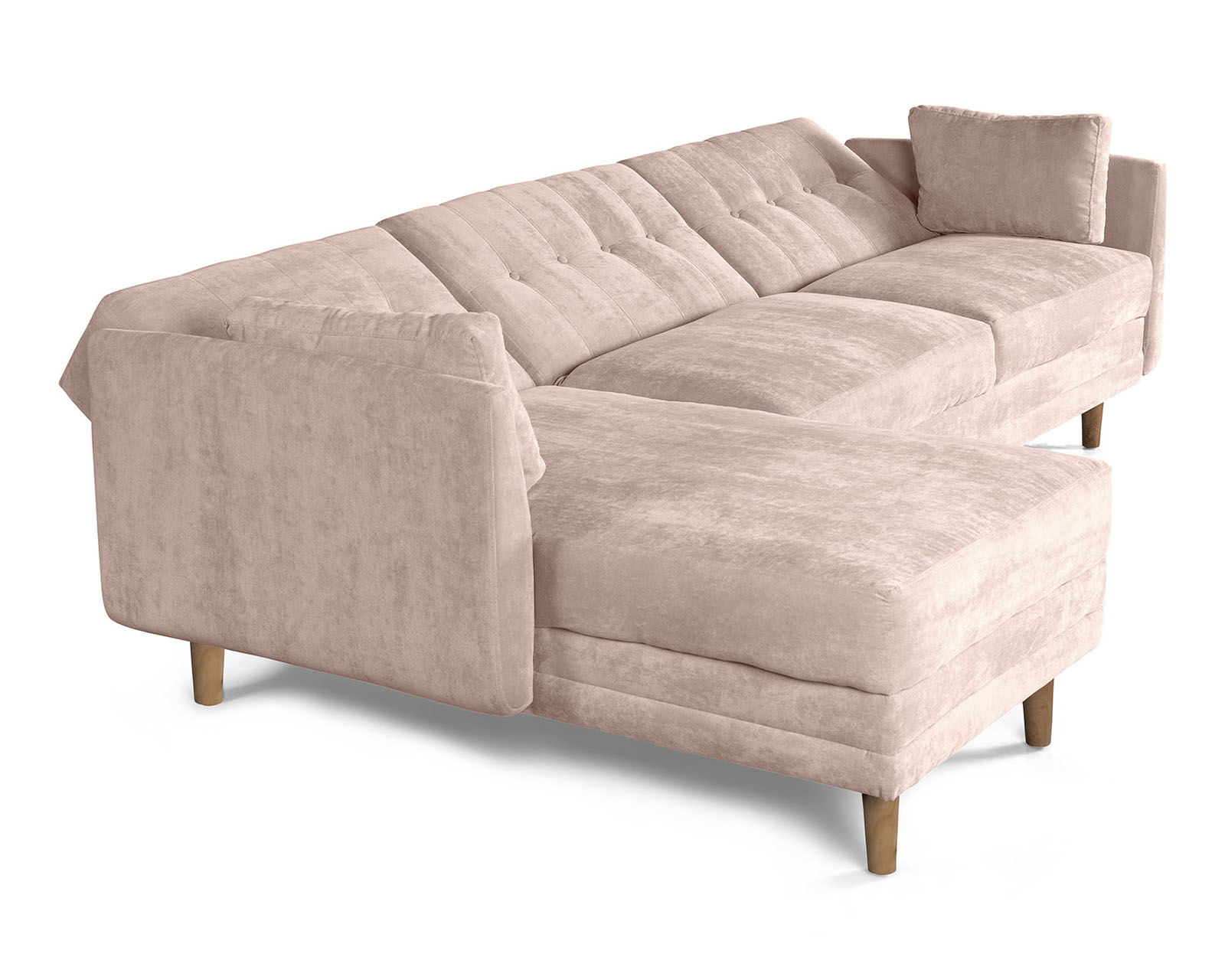 Foto 5 pulgar | Sala Modular Aperol Palo De Rosa Makora Beehive Memory Foam Velvet