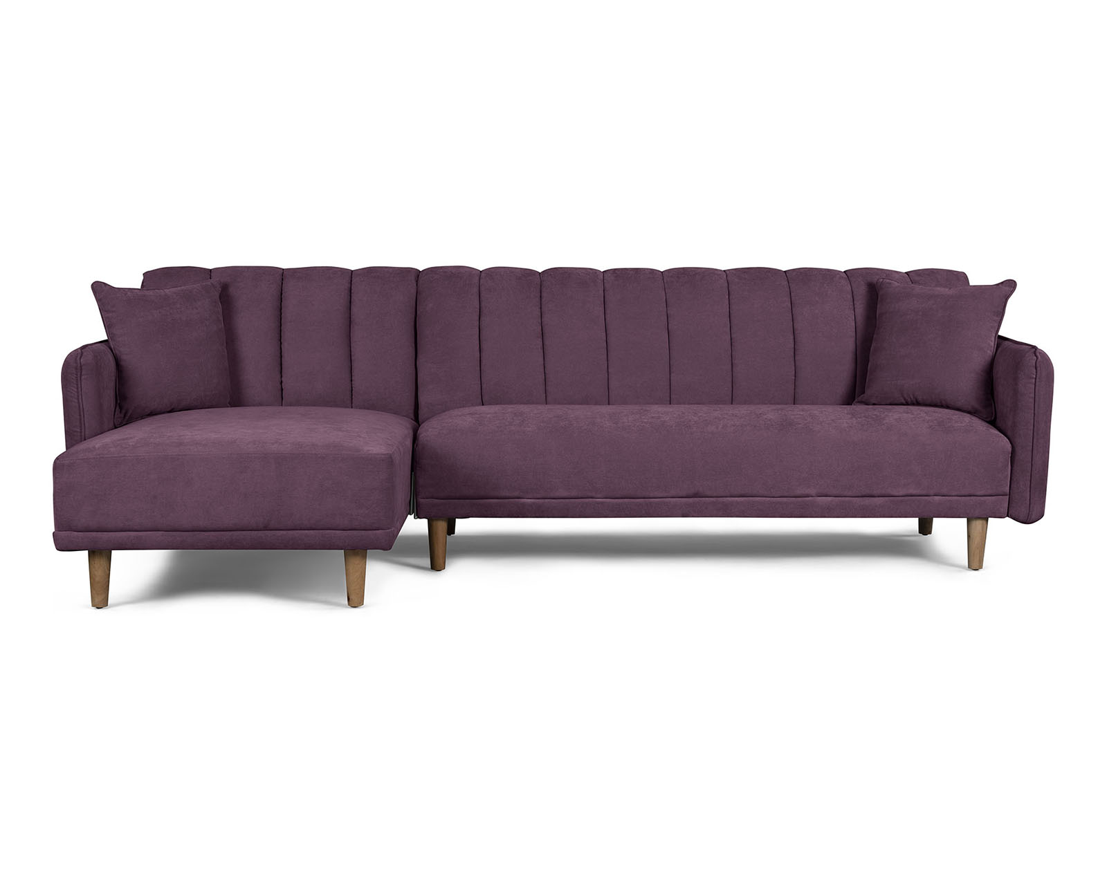 Foto 3 pulgar | Sala Modular Bottari Morado Makora Beehive Memory Foam De Velvet