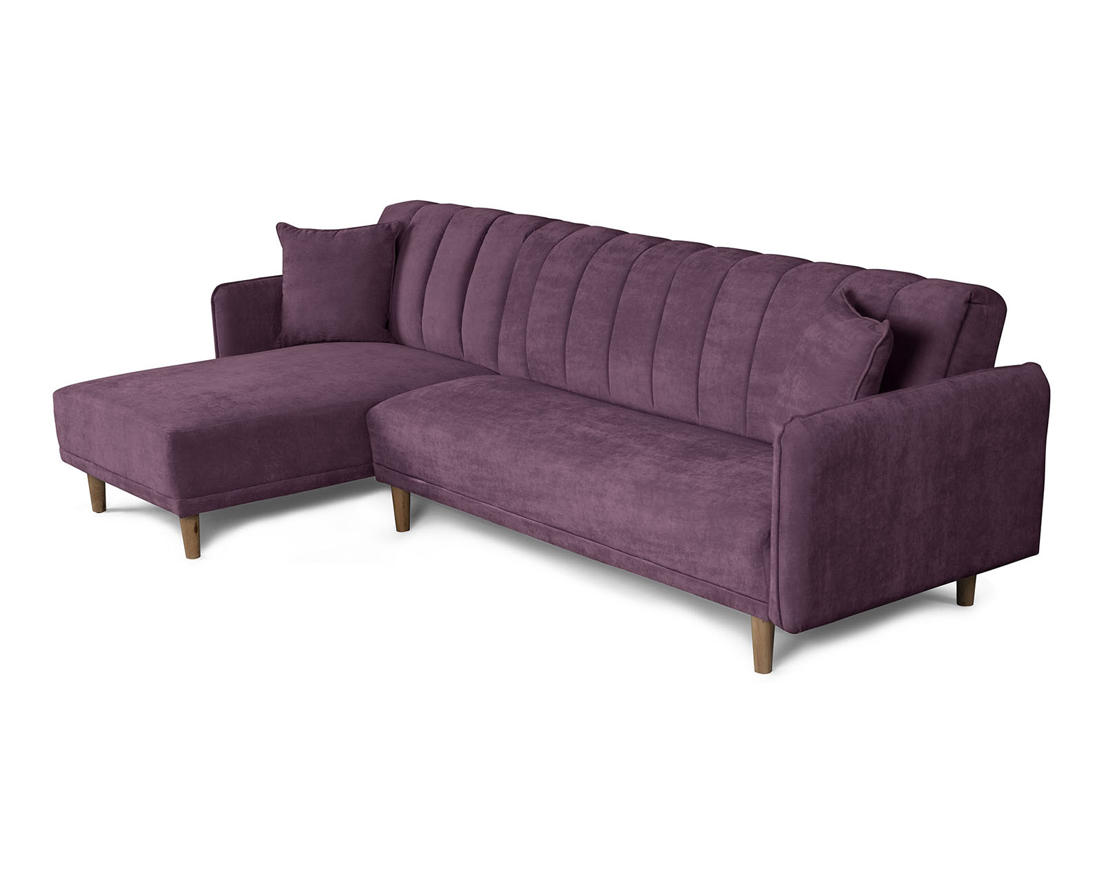 Foto 4 pulgar | Sala Modular Bottari Morado Makora Beehive Memory Foam De Velvet