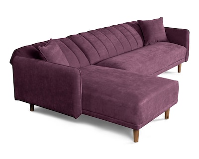 Foto 4 | Sala Modular Bottari Morado Makora Beehive Memory Foam De Velvet